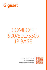 Gigaset COMFORT 500 IP BASE Mode D'emploi