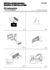 Pioneer DEH-P815RDS Manuel D'installation