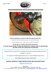 R&G CP0228 Instructions De Montage