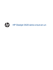 HP Deskjet 3522 Mode D'emploi