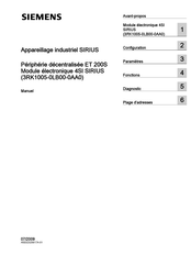 Siemens 3RK1005-0LB00-0AA0 Manuel