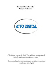 aTTo Digital PoweREC Manuel D'utilisation