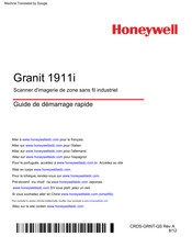 Honeywell Granit 1911i Guide De Démarrage Rapide