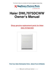 Haier DWL7075DCWW Guide De L'utilisateur