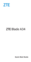 ZTE Blade A34 Guide De Démarrage Rapide