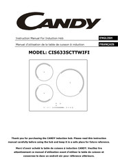 Candy CIS633SCTTWIFI Manuel D'utilisation