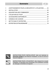 Smeg SE290X-6 Mode D'emploi