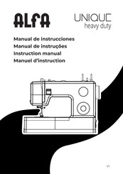 Alfa Unique Heavy duty Manuel D'instructions