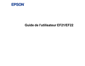 Epson EF-22 Serie Guide De L'utilisateur