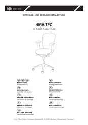 hjh OFFICE HIGH-TEC 710420 Instructions De Montage