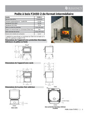 Regency Fireplace Products Classic F2450-2 Mode D'emploi