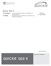 Sunrise Medical Quickie QS5 X Manuel D'instructions