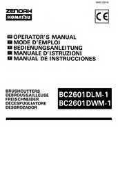 ZENOAH KOMATSU BC2601DWM-1 Mode D'emploi