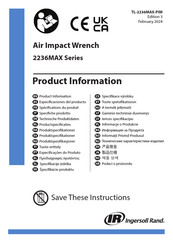 Ingersoll Rand 2236QTiMAX-R Manuel D'instructions