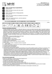 Adviti AD-OP-6205BLPMR4 Instructions D'utilisation