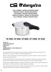 Orbegozo HP 8006 Manuel D'instructions