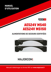 Majorcom AES24V MS150 Manuel D'utilisation