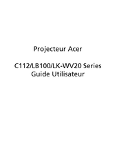 Acer LK-WV20 Série Guide Utilisateur