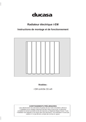 Ducasa i-EM Instructions De Montage Et De Fonctionnement