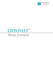 Vistec Optovist II Mode D'emploi