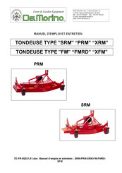 Del Morino PRM Manuel D'emploi Et Entretien