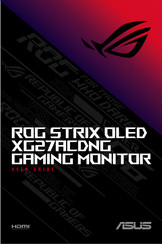 Asus ROG Strix OLED XG27ACDNG Mode D'emploi