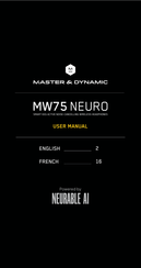 Master & Dynamic MW75 NEURO Mode D'emploi