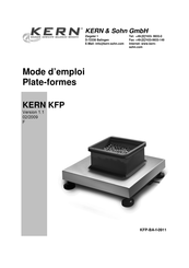 KERN KFP 60V20LM Mode D'emploi