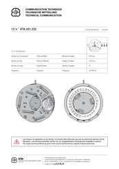 Eta 251.232 Mode D'emploi