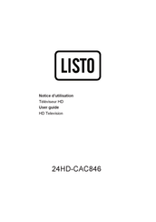 Listo 24HD-CAC846 Notice D'utilisation