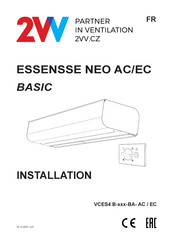 2VV ESSENSSE NEO EC BASIC Manuel D'installation