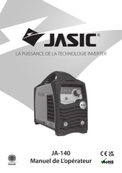 Jasic JA-140 Manuel De L'opérateur