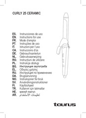 Taurus CURLY 25 CERAMIC Mode D'emploi