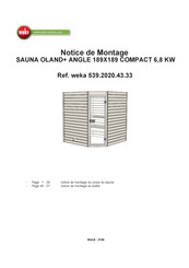 Weka OLAND+ 539.2020.43.33 Notice De Montage