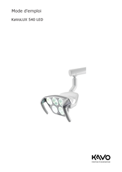 KaVo Dental KaVoLUX 540 LED U Mode D'emploi