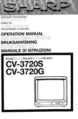 Sharp CV-3720G Mode D'emploi