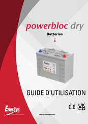 EnerSys Powerbloc dry Guide D'utilisation