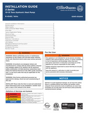 Water Furnace 5 Serie Guide D'installation