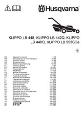 Husqvarna KLIPPO LB 553SQe Manuel D'utilisation