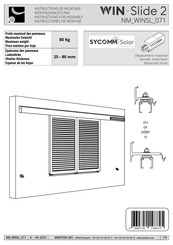 Mantion WIN-Slide 2 Instructions De Montage