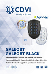 CDVI GALEOBT BLACK Mode D'emploi