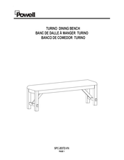 Powell 19D457417BB Instructions D'assemblage