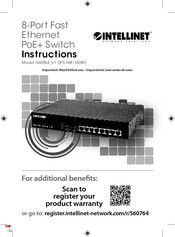 Intellinet Network Solutions IPS-08F-140W Instructions