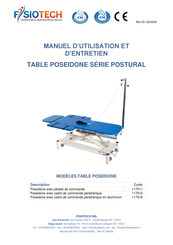 FISIOTECH POSEIDONE 117012 Manuel D'utilisation Et D'entretien