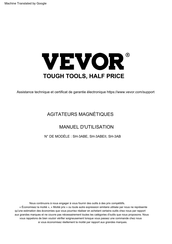 VEVOR SH-3ABE Manuel D'utilisation