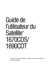 Toshiba Satellite 1690CDT Guide De L'utilisateur