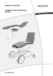 Maquet MAGNUS Manuel D'utilisation