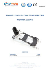 FISIOTECH FISIOTEK 3000GS Manuel D'utilisation Et D'entretien