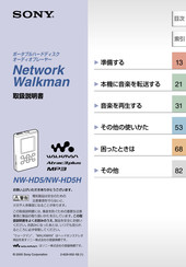 Sony Walkman Atrac3plus MP3 NW-HD5 Mode D'emploi