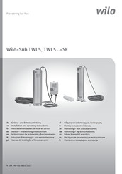 Wilo Sub TWI 5 SE Serie Notice De Montage Et De Mise En Service